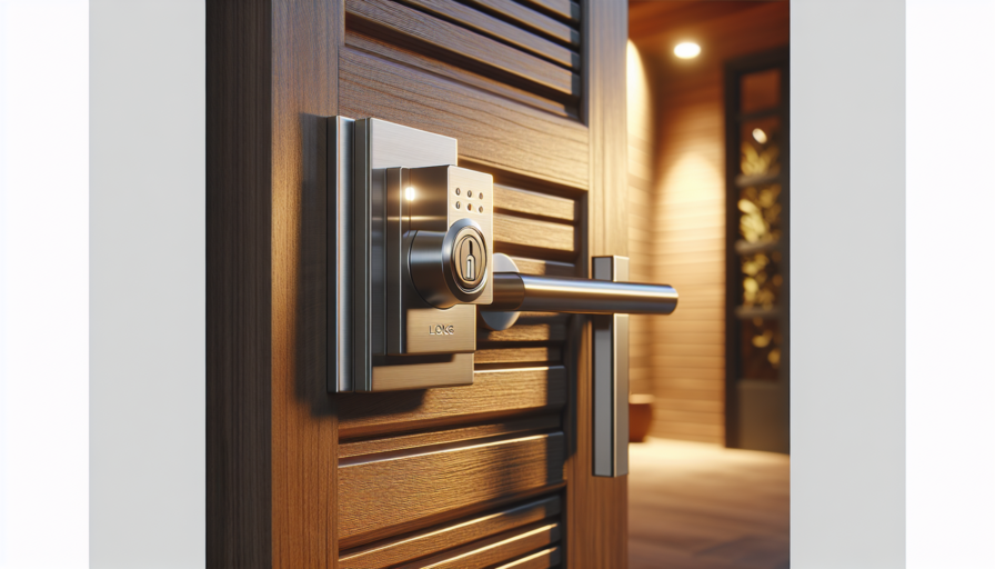 cerradura eléctrica puerta exterior